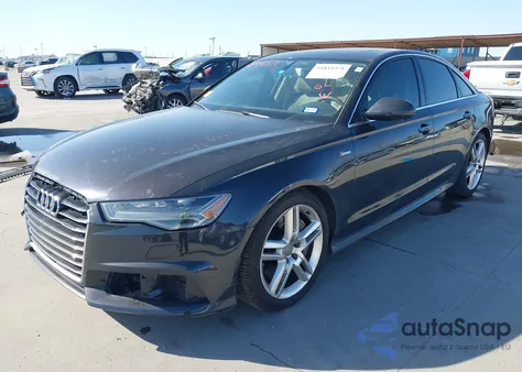 2016 Audi A6 3.0T Premium Plus from USA, damaged, VIN WAUFGAFC0GN093898
